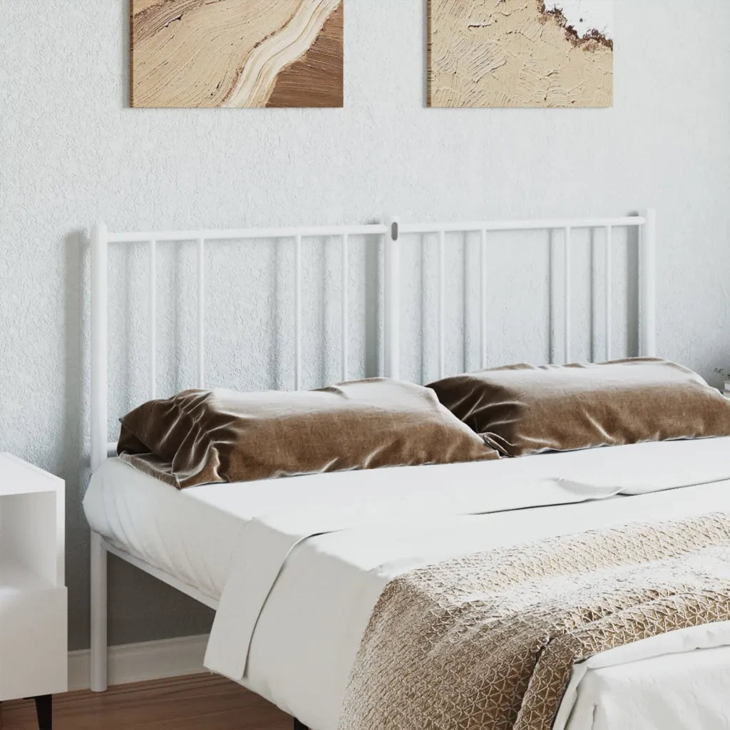 Testiera di Ricambio in Metallo Bianco 135 cm 352561