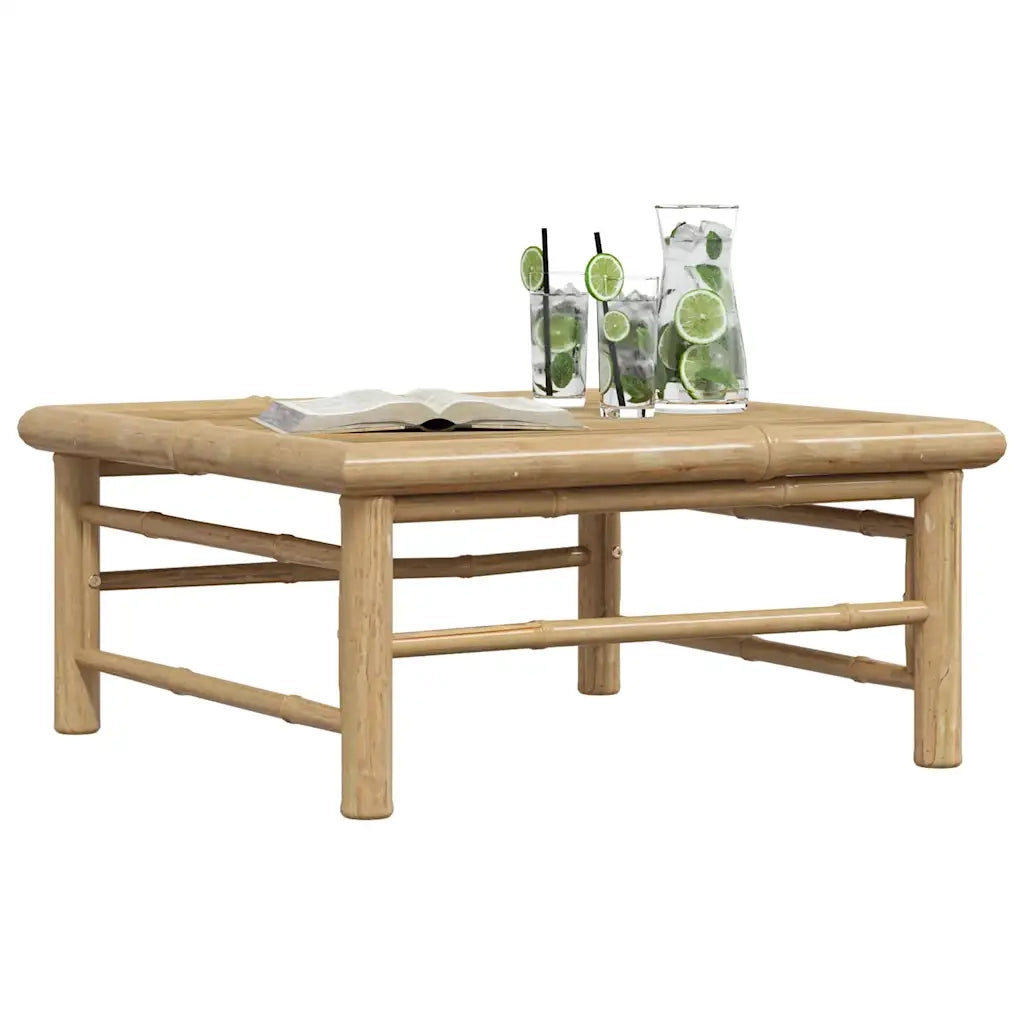 Tavolo da Giardino 65x65x30 cm in Bambù 313149