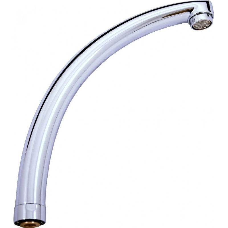 SEINA miscelatore lavello girevole in ottone cromato H. 28cm