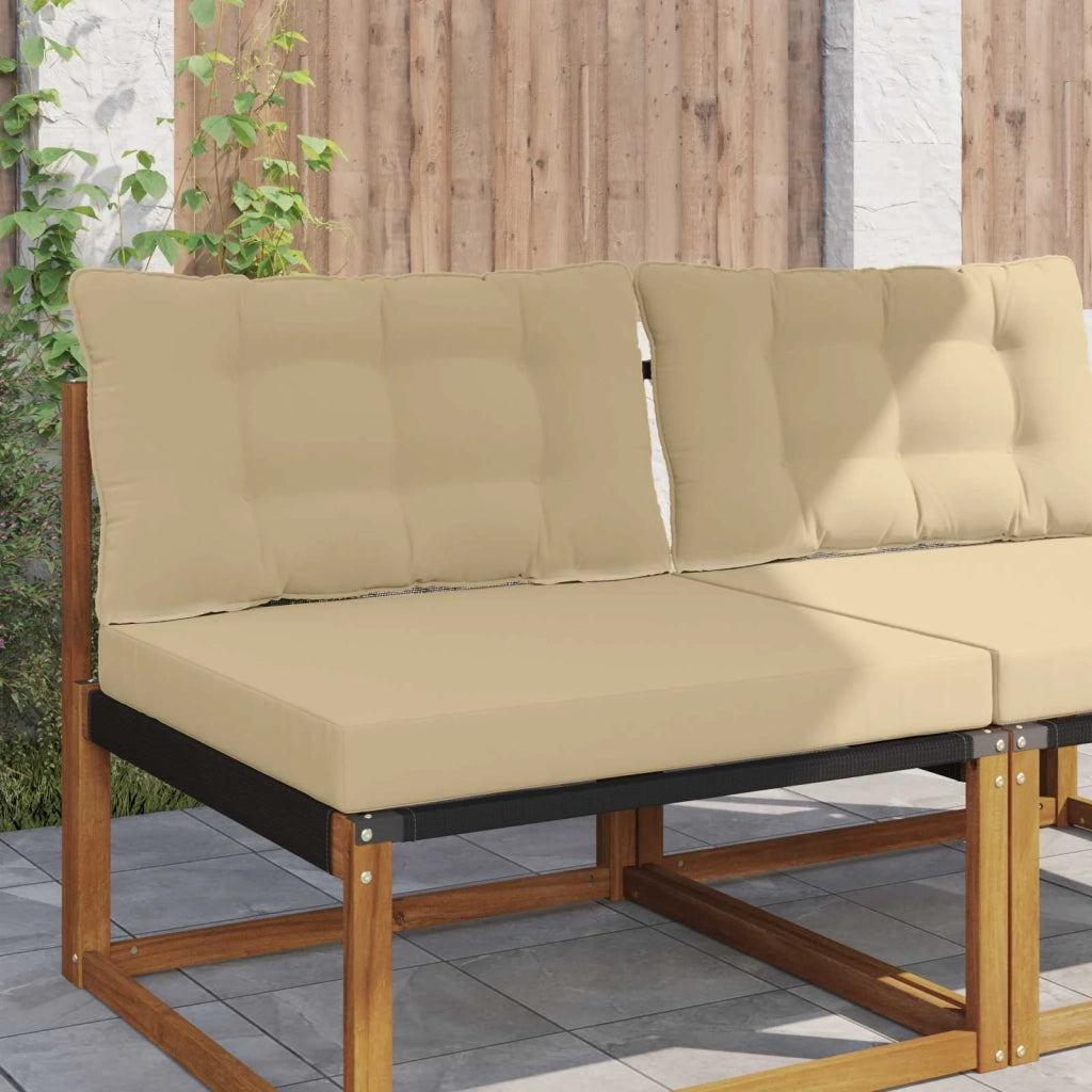 Cuscino per divano da esterno Poliestere Beige 80 x 68,5 cm 900900