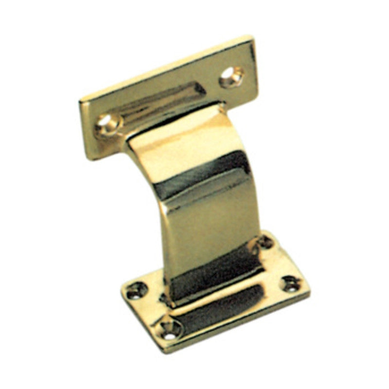 Supporto corrimano in ottone lucido