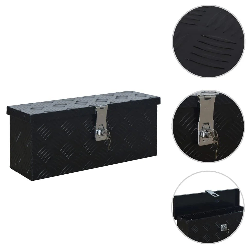 Cassa per rimorchio in alluminio 48,5 cm nera 02_0003199