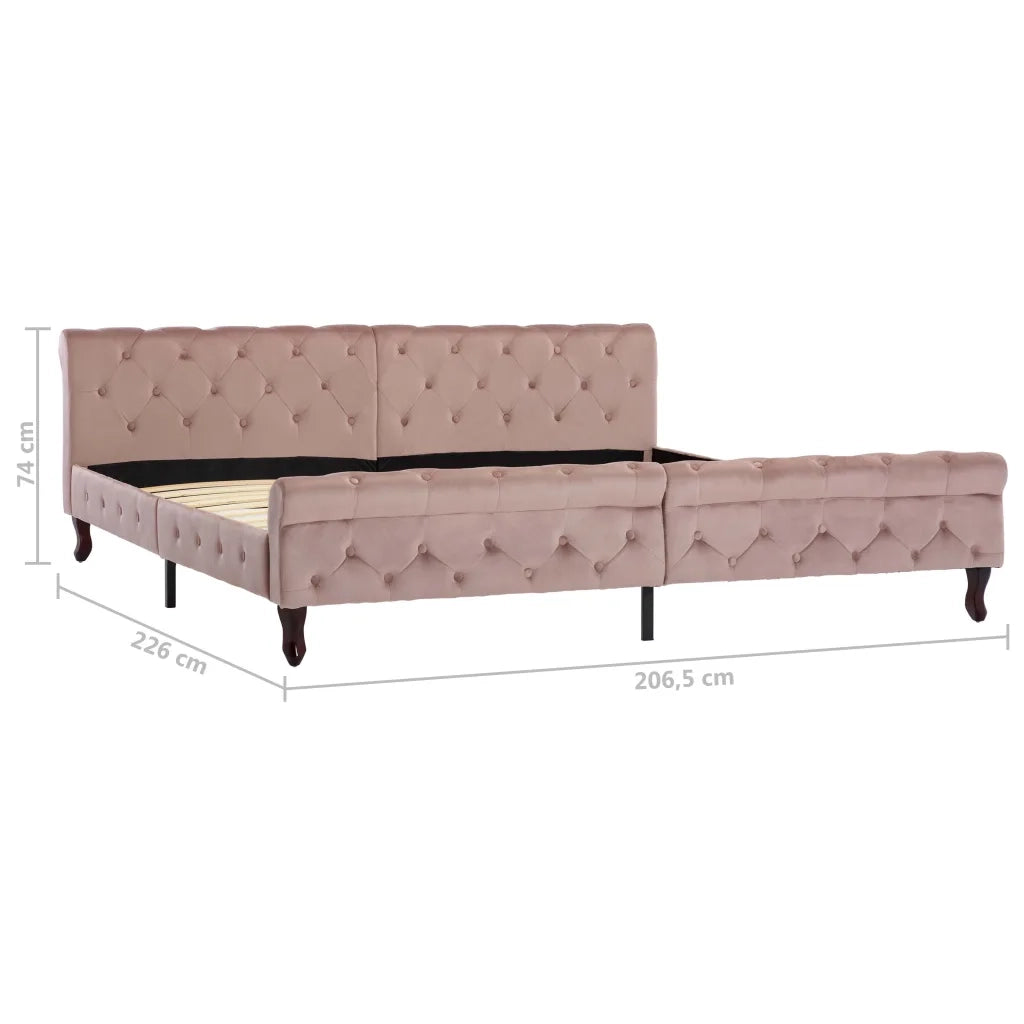 Giroletto Rosa in Velluto 200x200 cm 288570