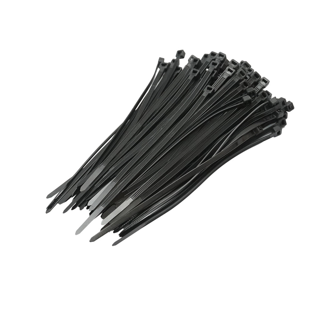 Fascetta, collare in plastica nero 3,6 × 150 mm, 100 pezzi/set Breckner Germany