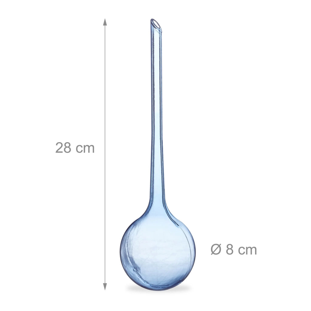 Set di 5 sfere per irrigazione per piante da giardino 8 x 28 cm irrigazione dosata finitura moderna in PVC trasparente 13_0013276