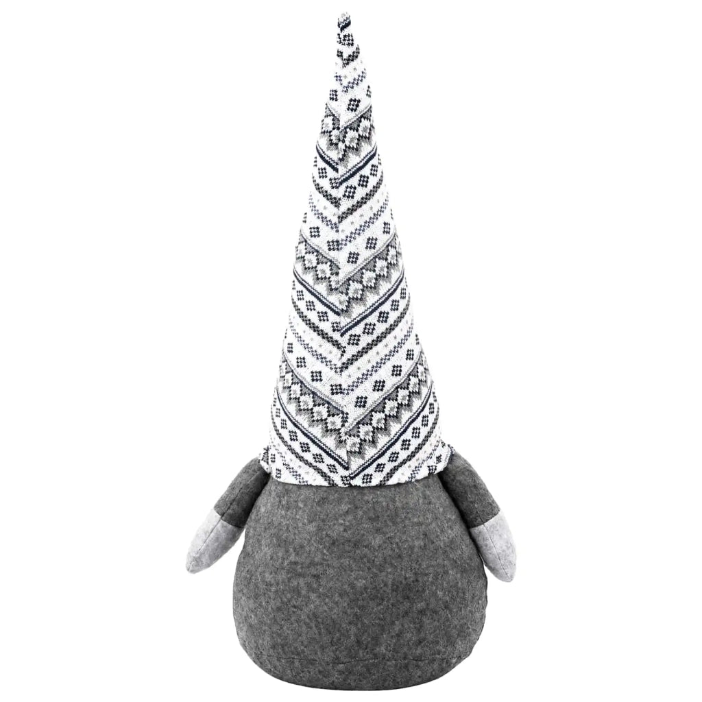 Gnomo di Natale Grigio 60 cm Poliestere 42050777
