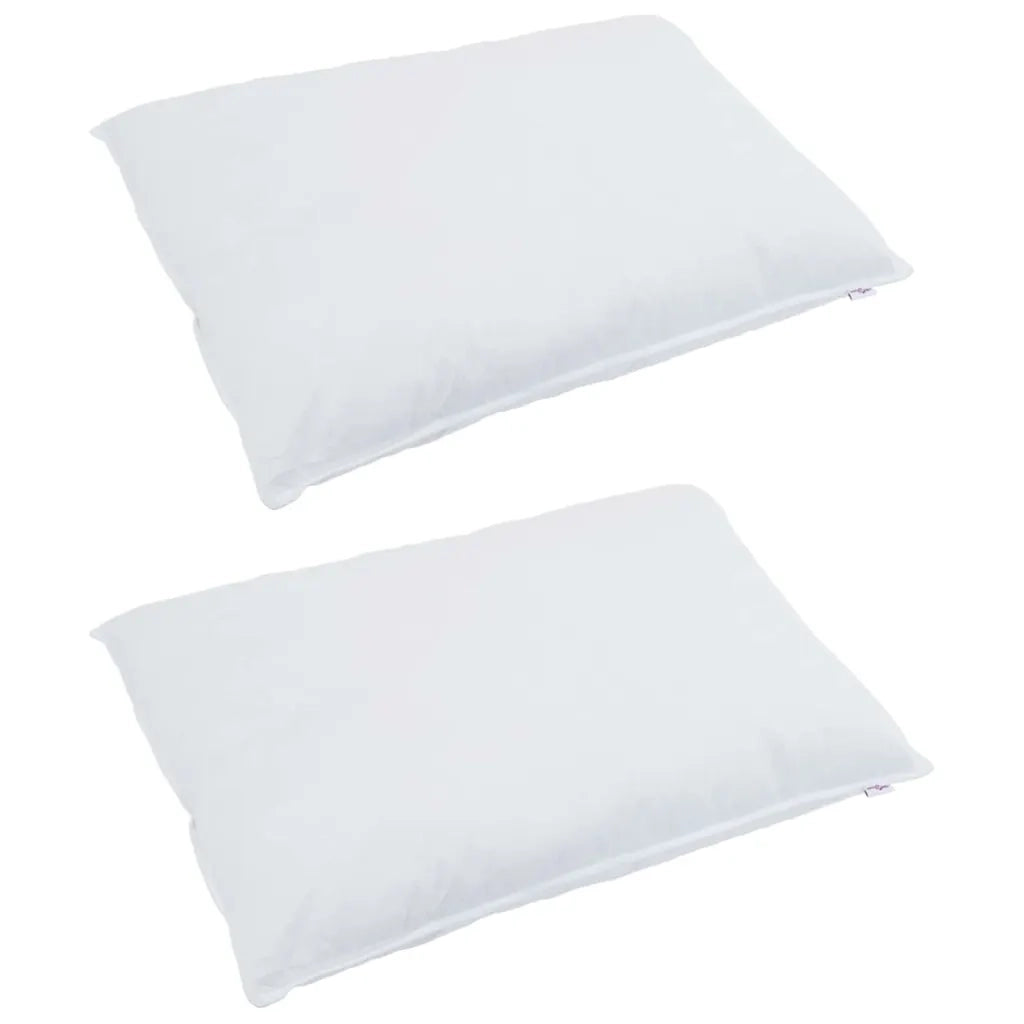 Cuscino con cuscino 2 pcs Bianco 70 x 90 cm Piuma 42007693