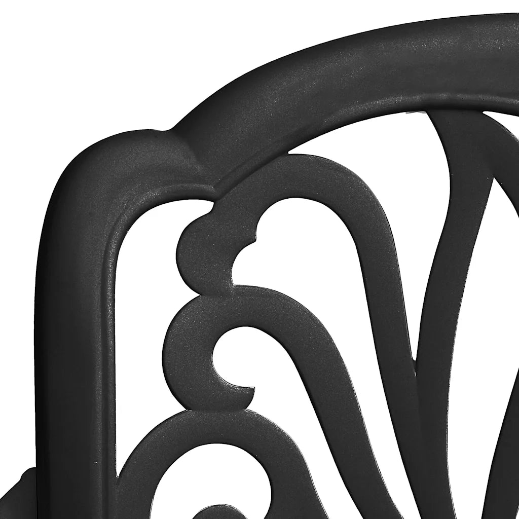 Set da Bistrot 5 pz in Alluminio Pressofuso Nero 3070602