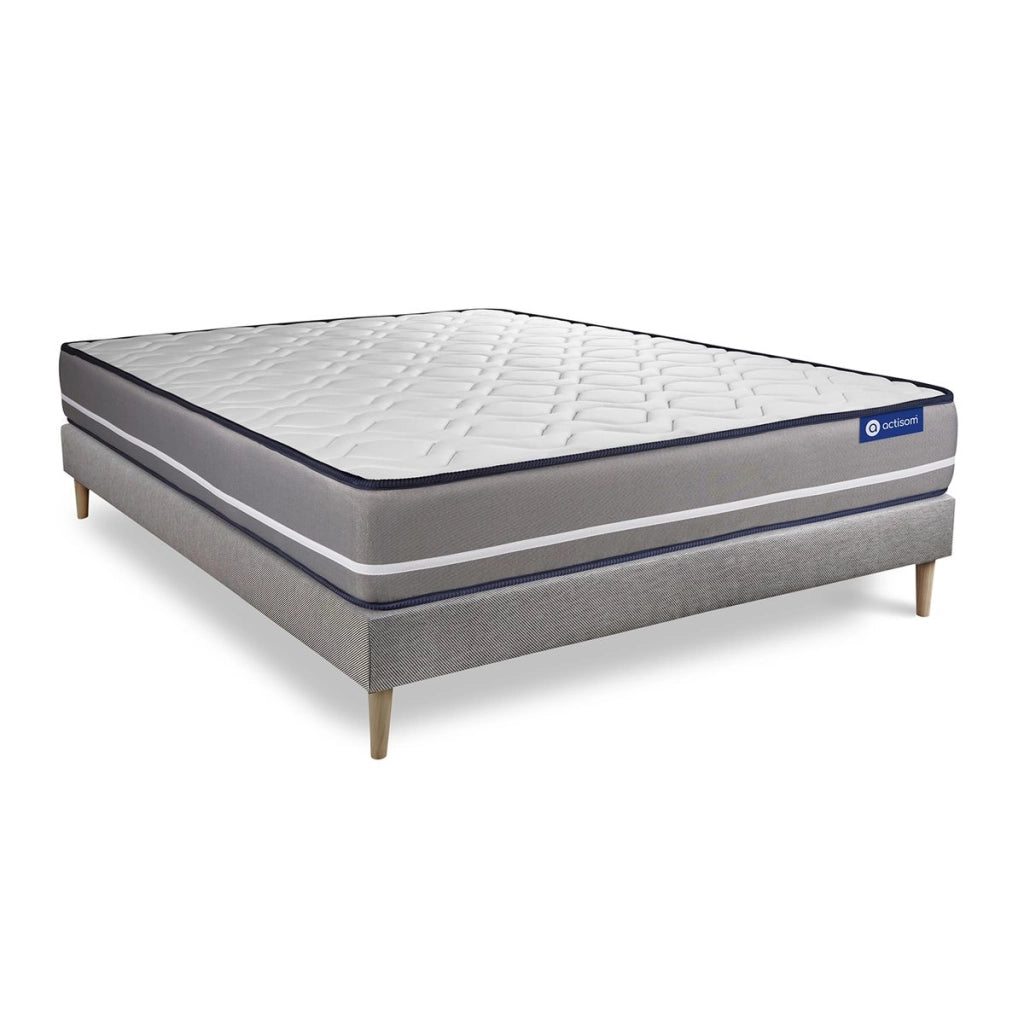 Kit rete e materasso matrimoniale Actimemo pur 140x190cm - Spessore : 20cm- memory foam - rigido