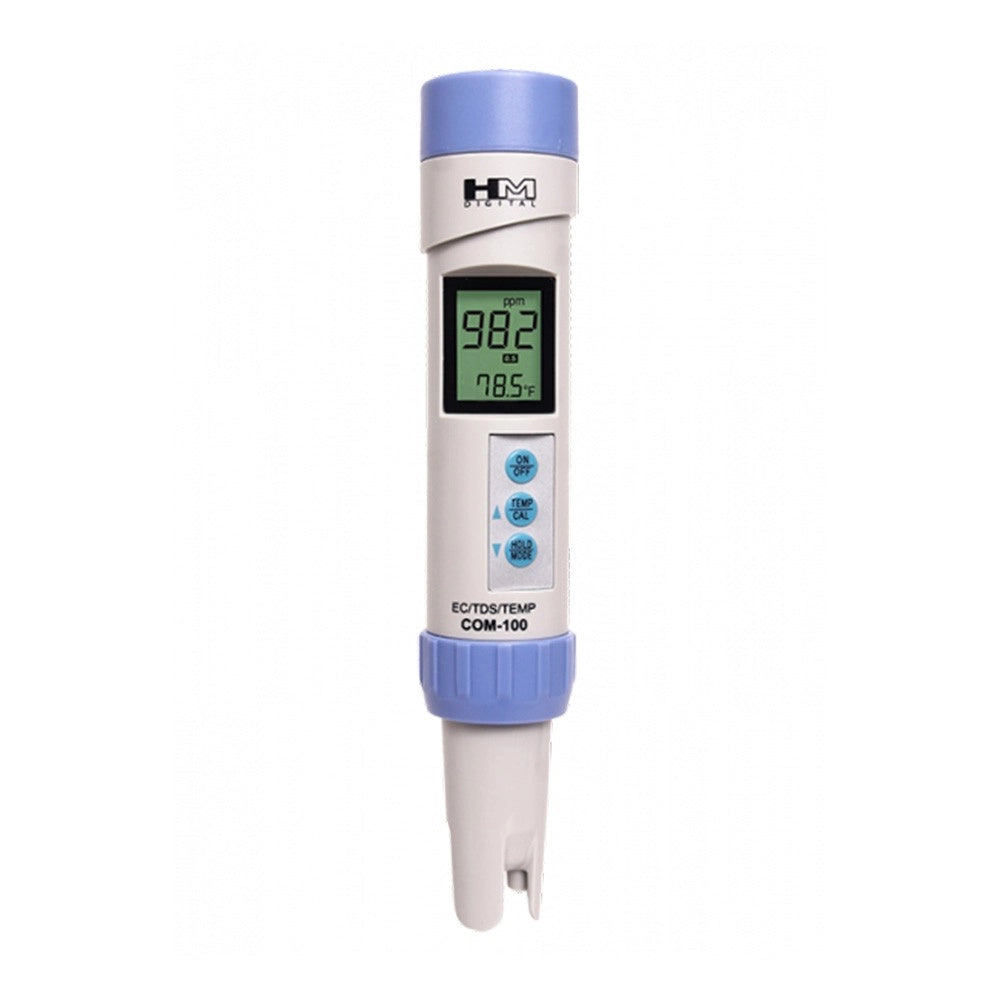 HM-Digital COM100 Misuratore Professionale di µS/TDS/Temp Waterproof