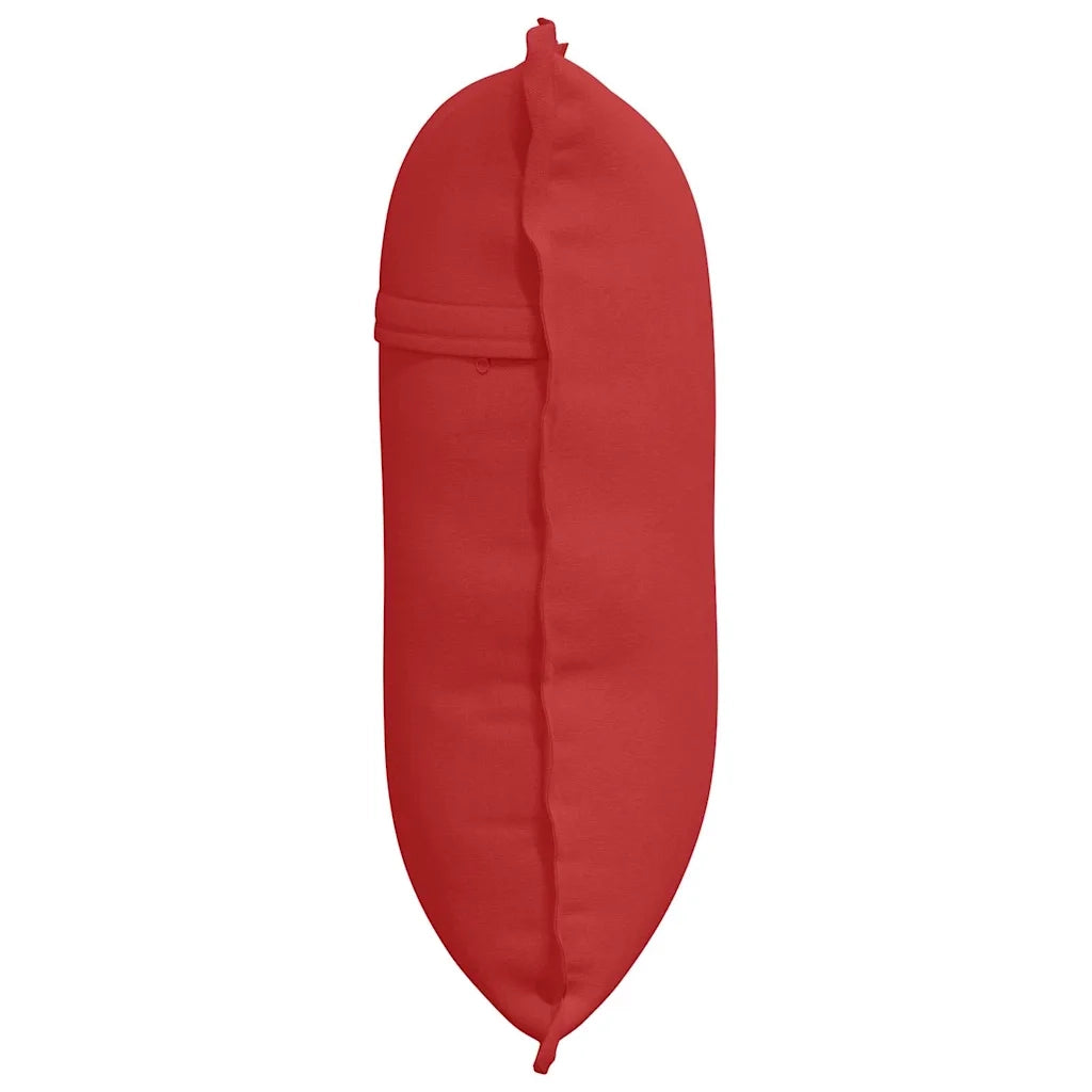 Cuscino per Schiena Rosso 60 x 19 x 50 cm Tessuto 42014670