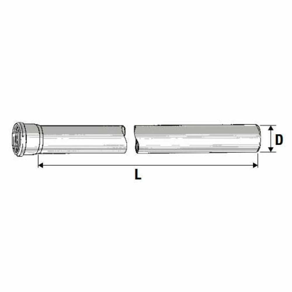 Tubo 1 bicchiere htem d.110 mm.3 000 b08lr2q681
