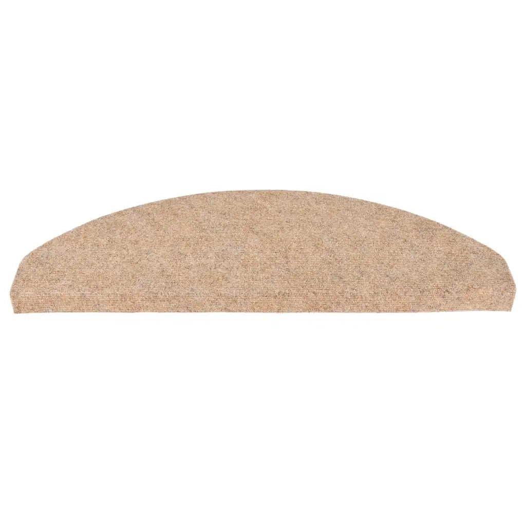 Tappetini Autoadesivi per Scale 10 pz | Gradini per Scale Beige 65x22,5x3,5 cm