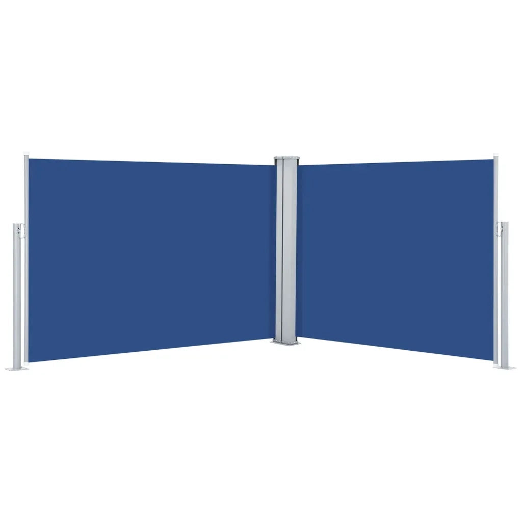 Tenda da Sole Laterale Retrattile Blu 100x1000 cm 48476