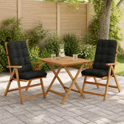 Cuscini per Sedia Alta in 2 Pezzi VIANEN 2 pz 100% Poliestere 953767