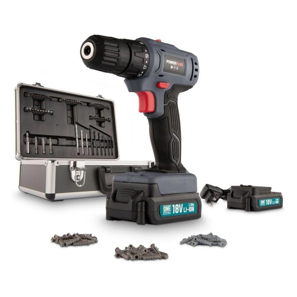 Trapano Avvitatore 18V 35 Nm con 2 Batterie Li-Ion - POWESET1