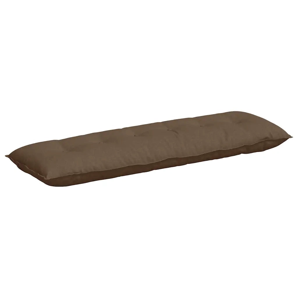 Cuscino per Schiena Marrone 160 x 19 x 50 cm Tessuto 42014877