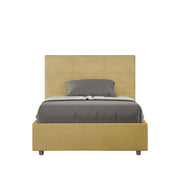 Letto 1 Piazza e Mezzo 120x200 cm Senza Rete Mika Ocra