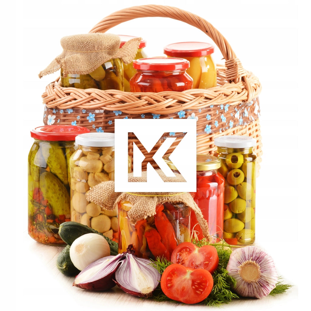 KADAX 10 pezzi Barattoli da 40 ml per miele, conserve, marmellata, tappi e coperchi Fi 43