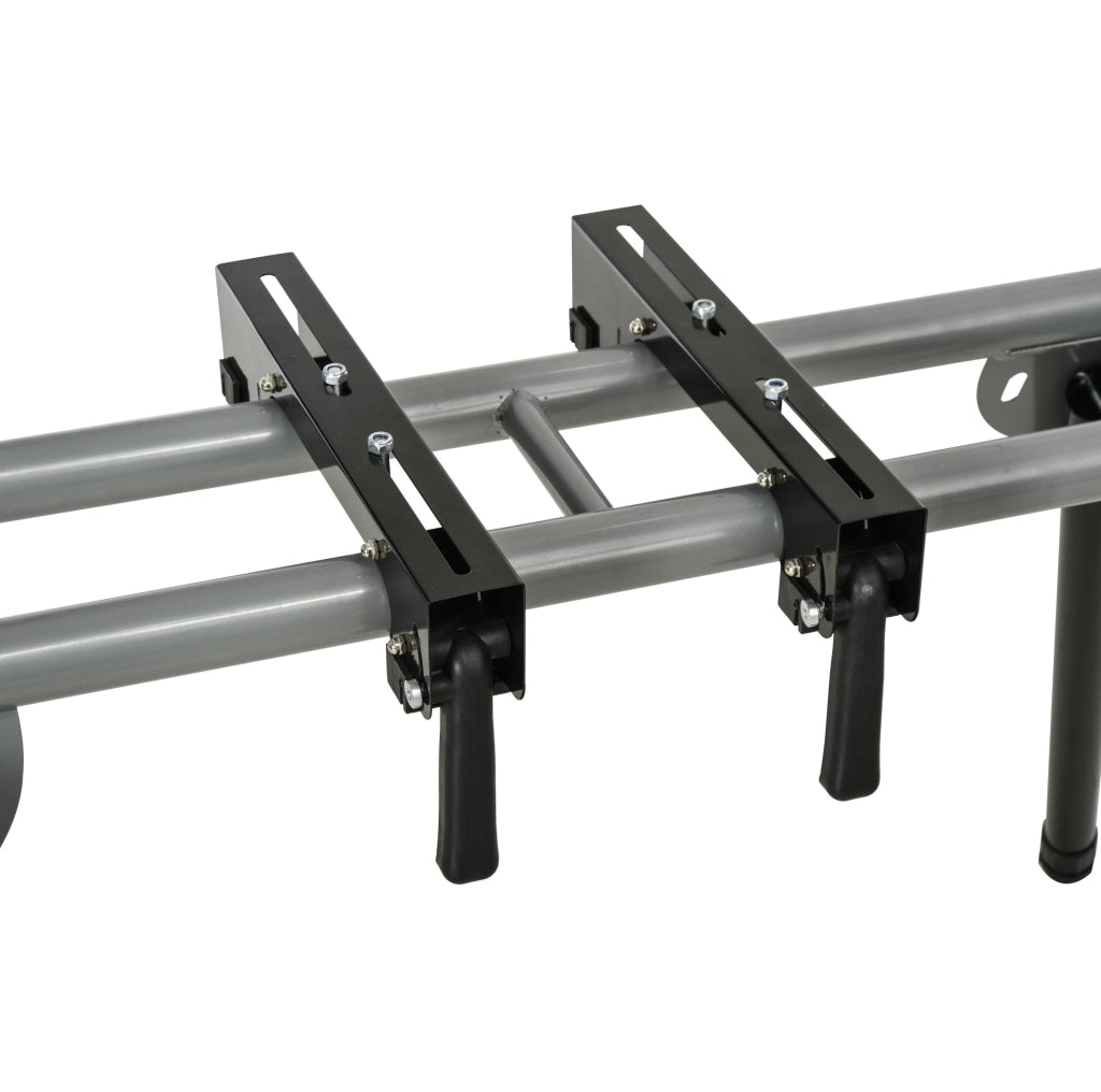 Supporto per troncatrice 123,5-245 cm nero in acciaio, pieghevole