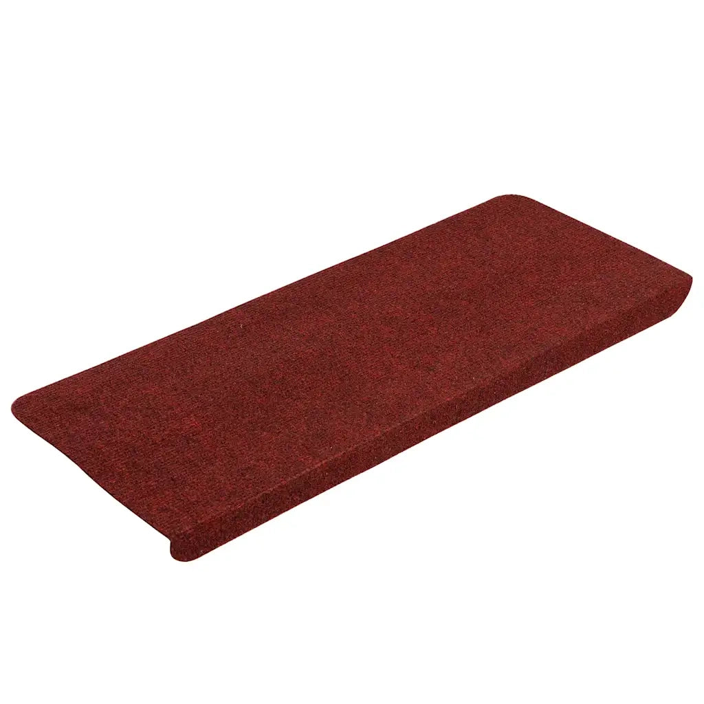 Tappetini Autoadesivi per Scale 30 pz | Gradini per Scale Rossi 65x24,5x3,5 cm
