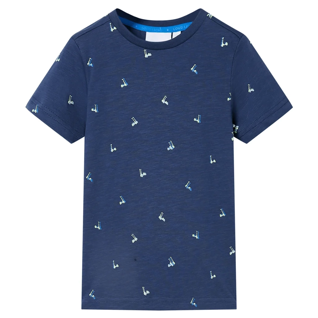 Maglietta da Bambino Blu Scuro 104 11950
