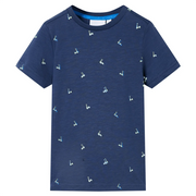 Maglietta da Bambino Blu Scuro 104 11950