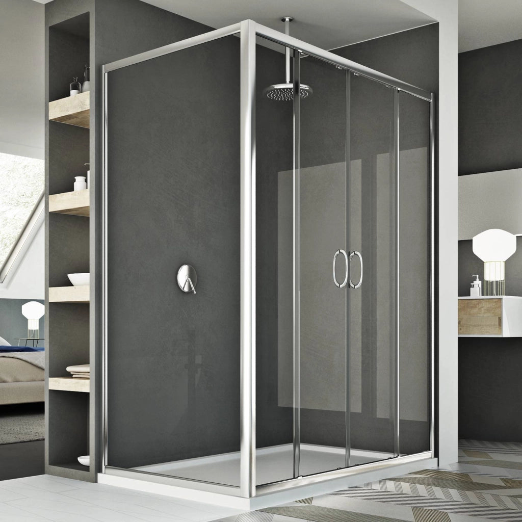 Box Doccia 70x170 CM H185 trasparente mod. Replay Duo 2 Ante