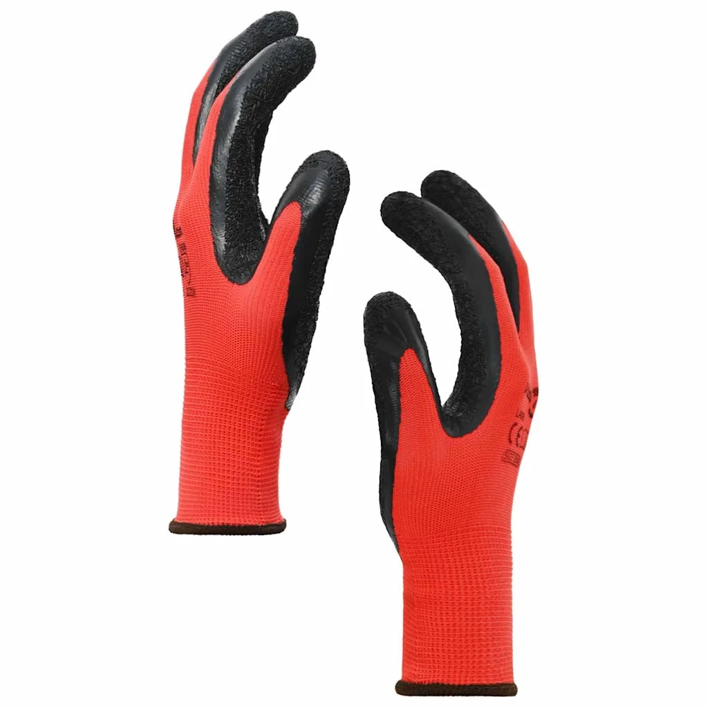Guanti da Lavoro 24 pz Rosso e Nero 8 / m CFW6547126