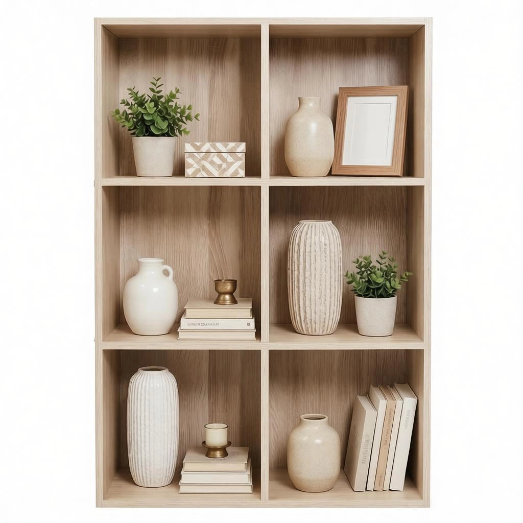 LIBRERIA A CUBI 59,6 x 89 x 29 cm Rovere