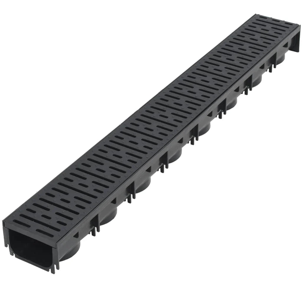 Canalette di drenaggio in plastica da 6 pezzi lunghe 6 m 02_0002990