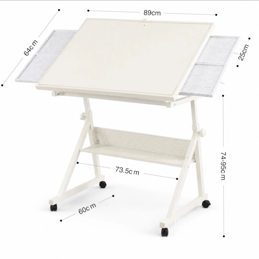 Puzzle 1500 Pezzi con Tavola in Metallo e 4 Vassoi Bianchi, per Adulti