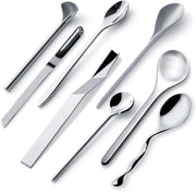 IL CAFFÈ / TE ALESSI, Set di 8 cucchiaini da caffè, Alessi