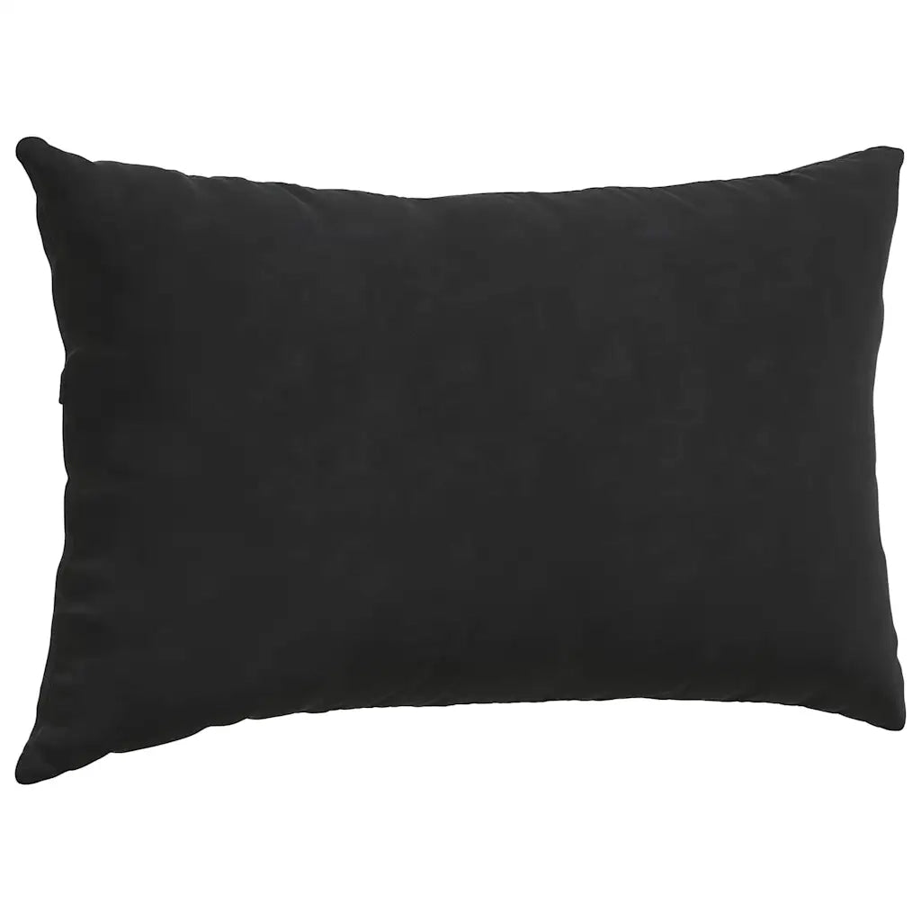 Cuscini da Divano 2 pcs Nero 50 x 30 cm Tessuto in Cords 42013633