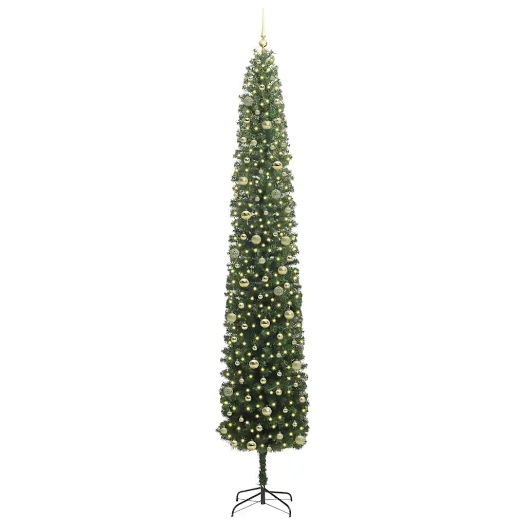 Albero di Natale artificiale con 300 LED Verde 300 cm