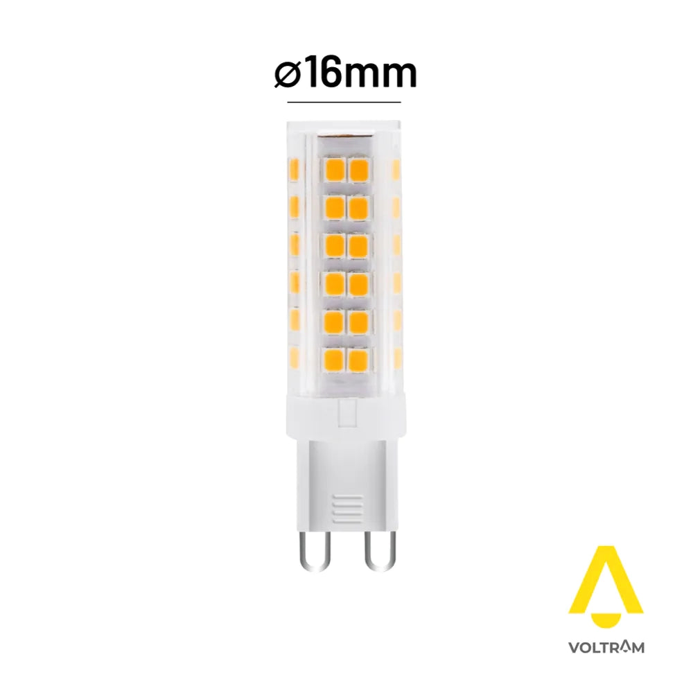 Lampadina LED G9 6W 600LM in ceramica IP20 CRI>80 bianco freddo 6000K