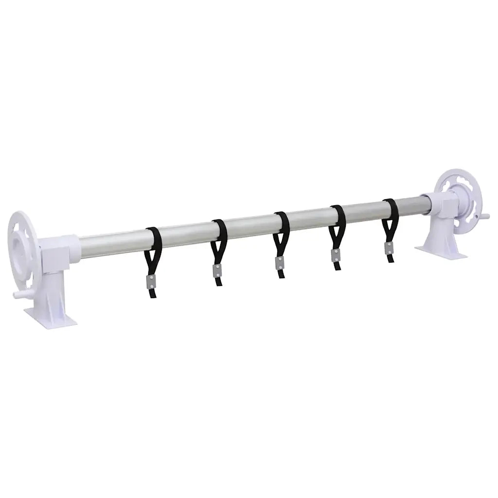 Rullo di Copertura per Piscina con Base in Plastica 313996