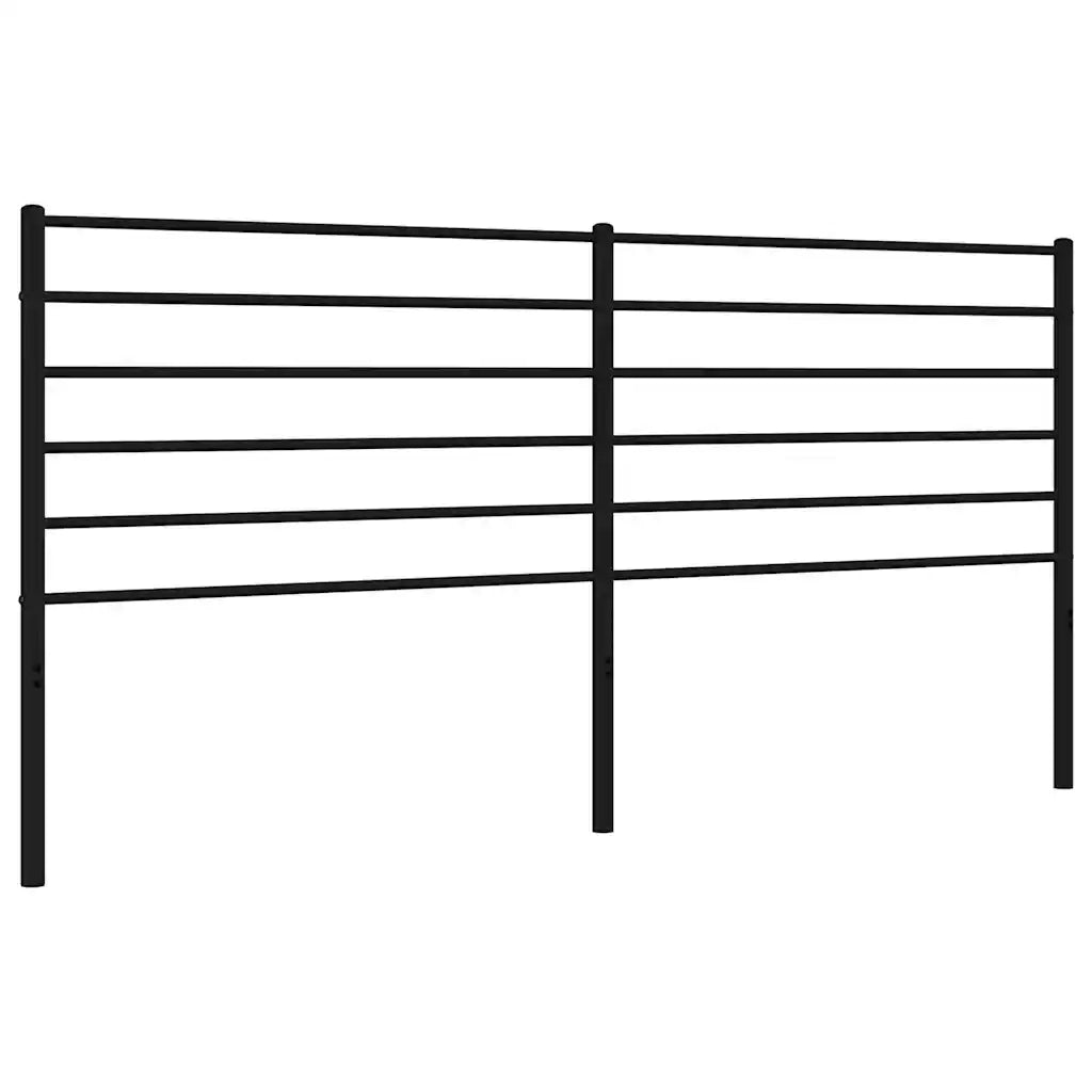 Testiera di Ricambio in Metallo Nero 180 cm 352355