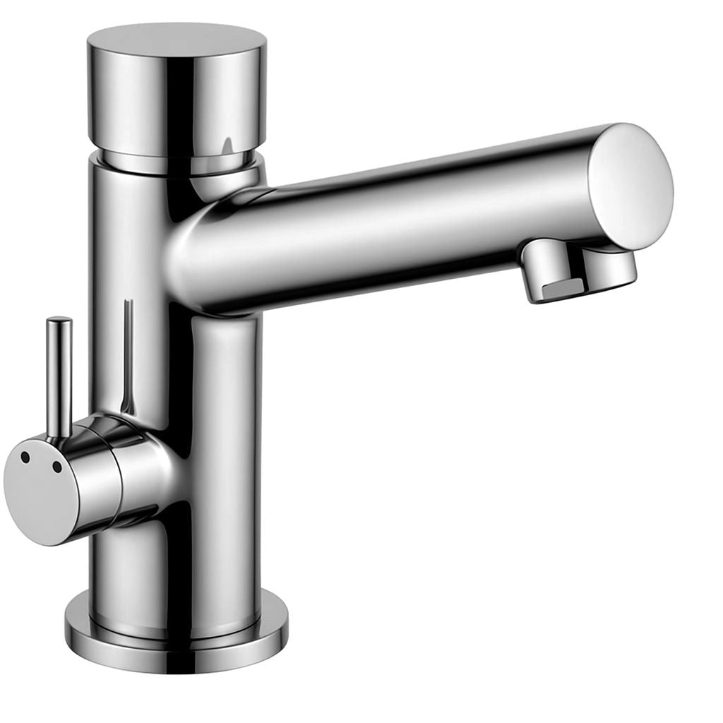 Miscelatore temporizzato a pulsante acqua calda/fredda