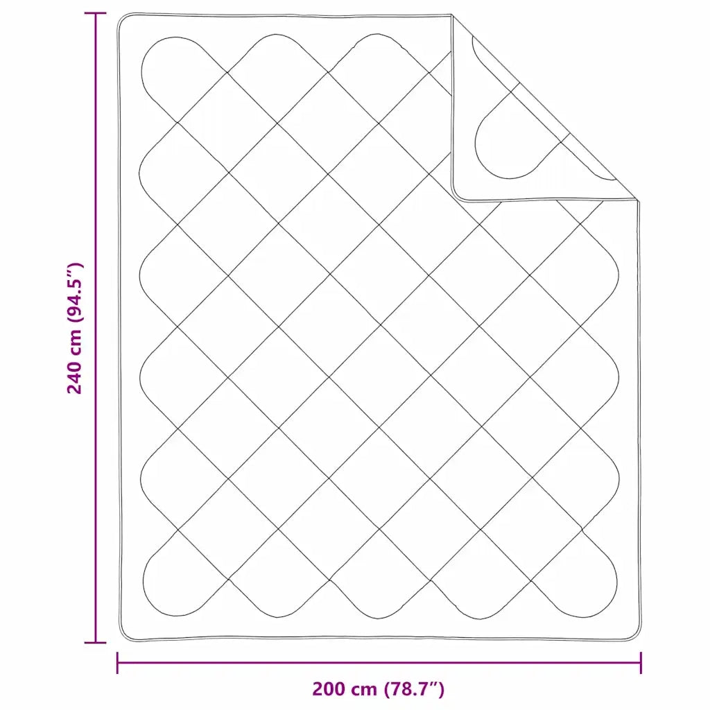 Piumone Bianco 240 x 200 x 5 cm Poliestere 42007761