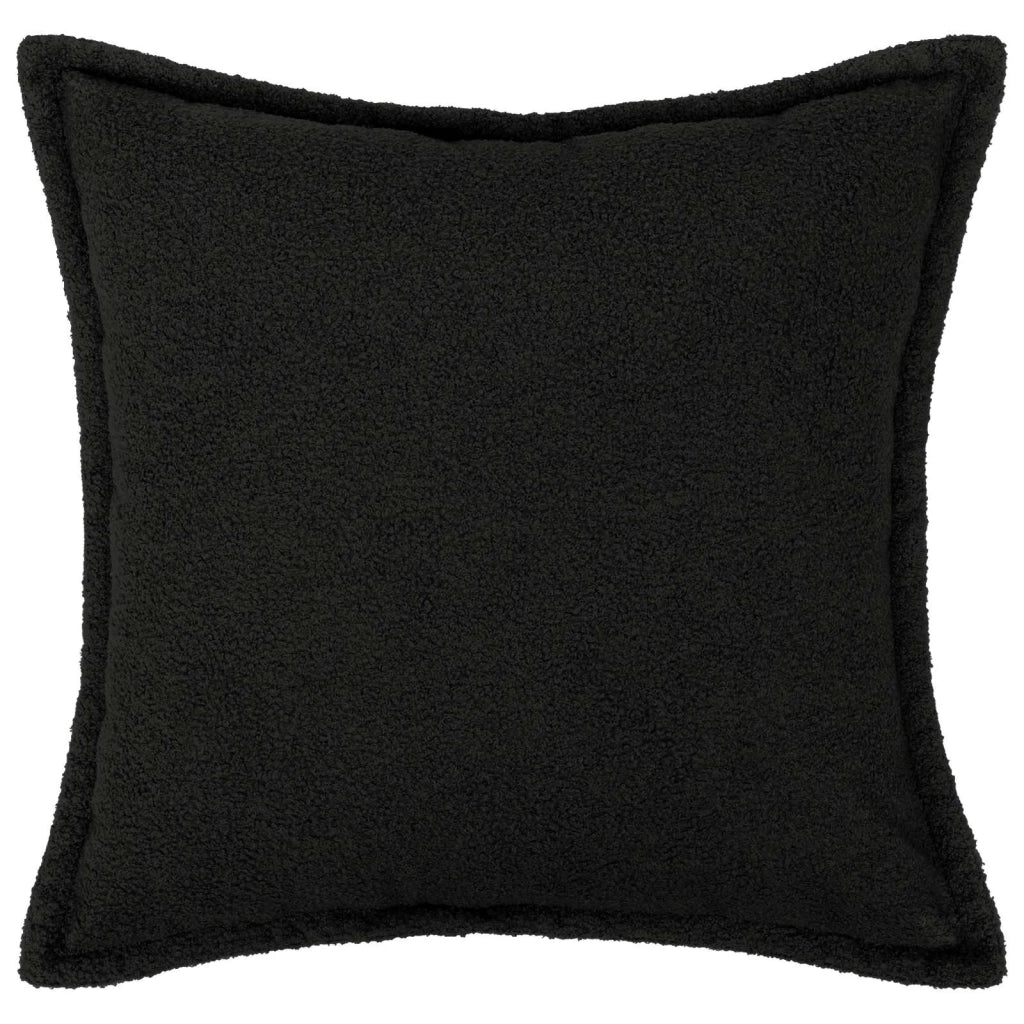 Federa 2 pz HOUTEN Nero 45 x 45 cm Bouclé 918673