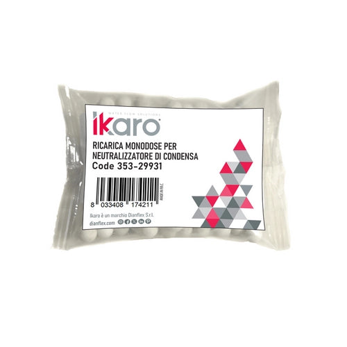 Ricarica monodose con sfere alcaline da 250 g per neutralizzatore di condensa Ikaro