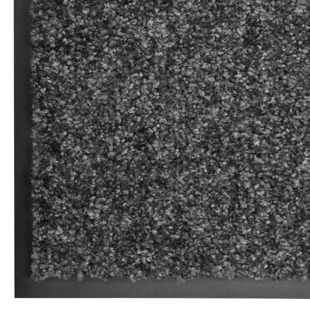 Zerbino | Tappetino Lavabile Antracite 90x150 cm