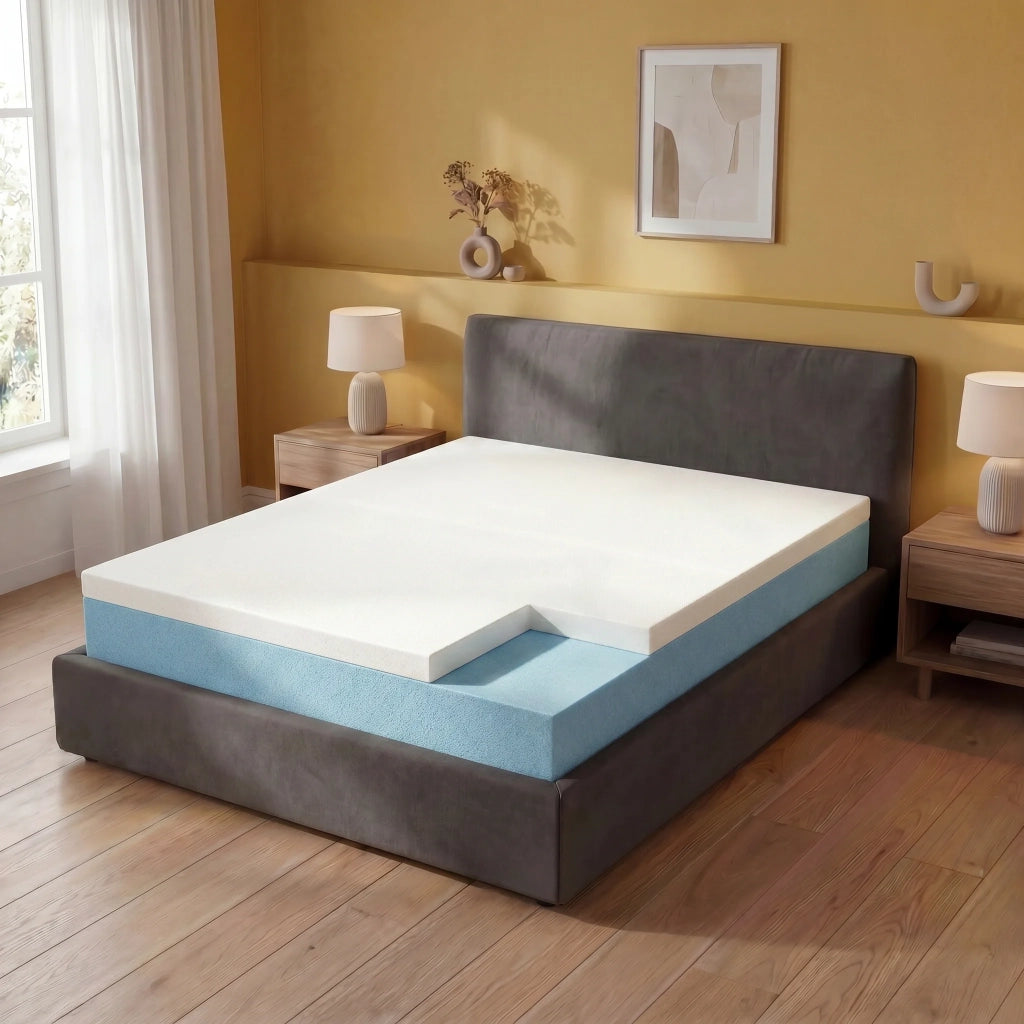 Materasso 90x195, Alto 30 cm - Singolo, Memory, Sfoderabile, in Bayscent | Cabrio