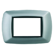 Placca Col. Feb Life Alluminio Chiaro 3 Posti 2983 Ac