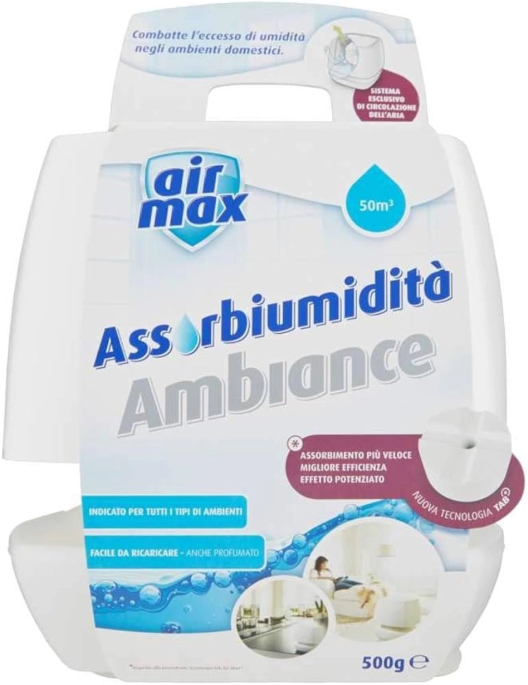 KIT ASSORBIUMIDITA 'AMBIANCE' 500 gr - Bianco - AIR MAX