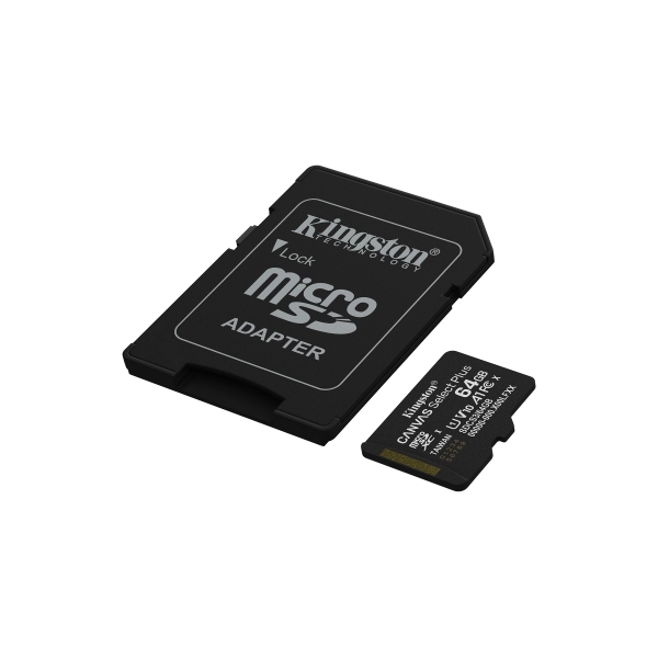 M.SDCS 64GB+ADAP PLUS KINGSTON 150MB