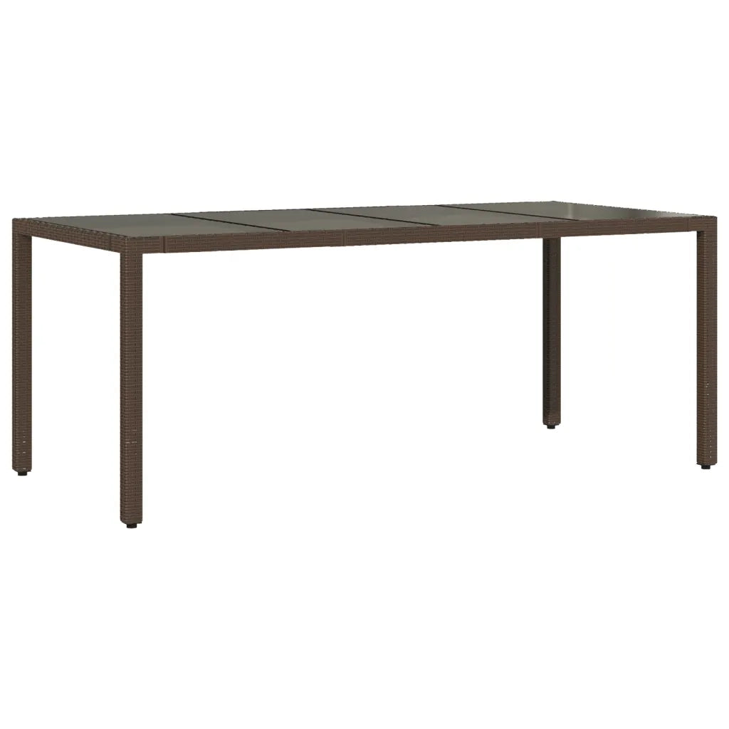 Set Bistrò da Giardino 7 pz con Cuscini in Polyrattan Marrone 3276919