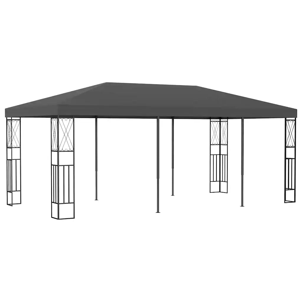 Gazebo 3x6 m Antracite in Tessuto 48010