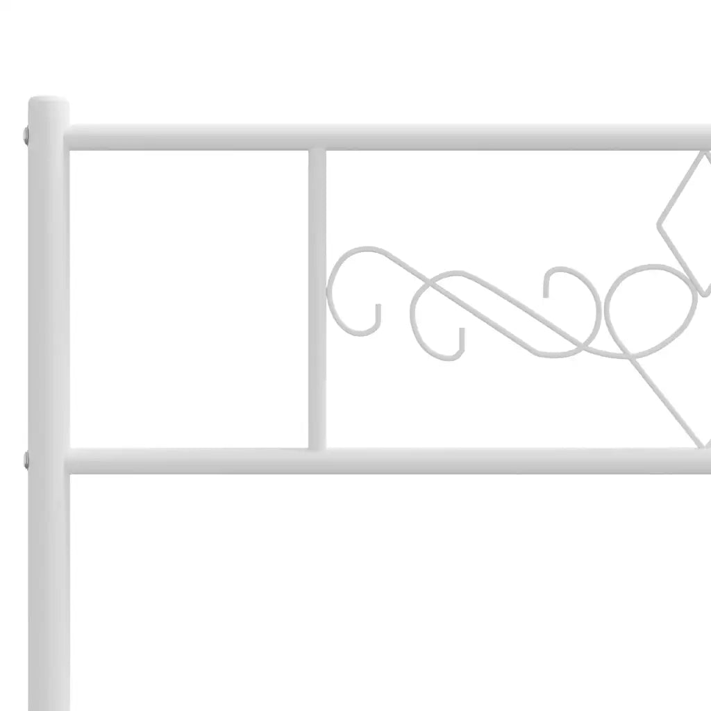 Testiera di Ricambio in Metallo Bianco 100 cm 355345
